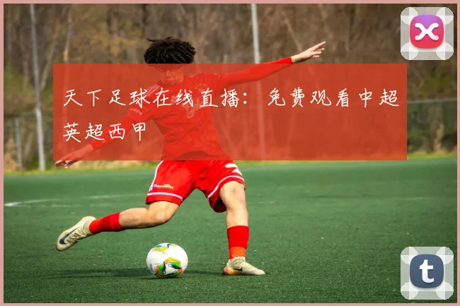 天下足球在线直播:免费观看中超英超西甲